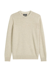 Strickpullover aus Wollmix Regular Fit - 707-gray silk - Beige