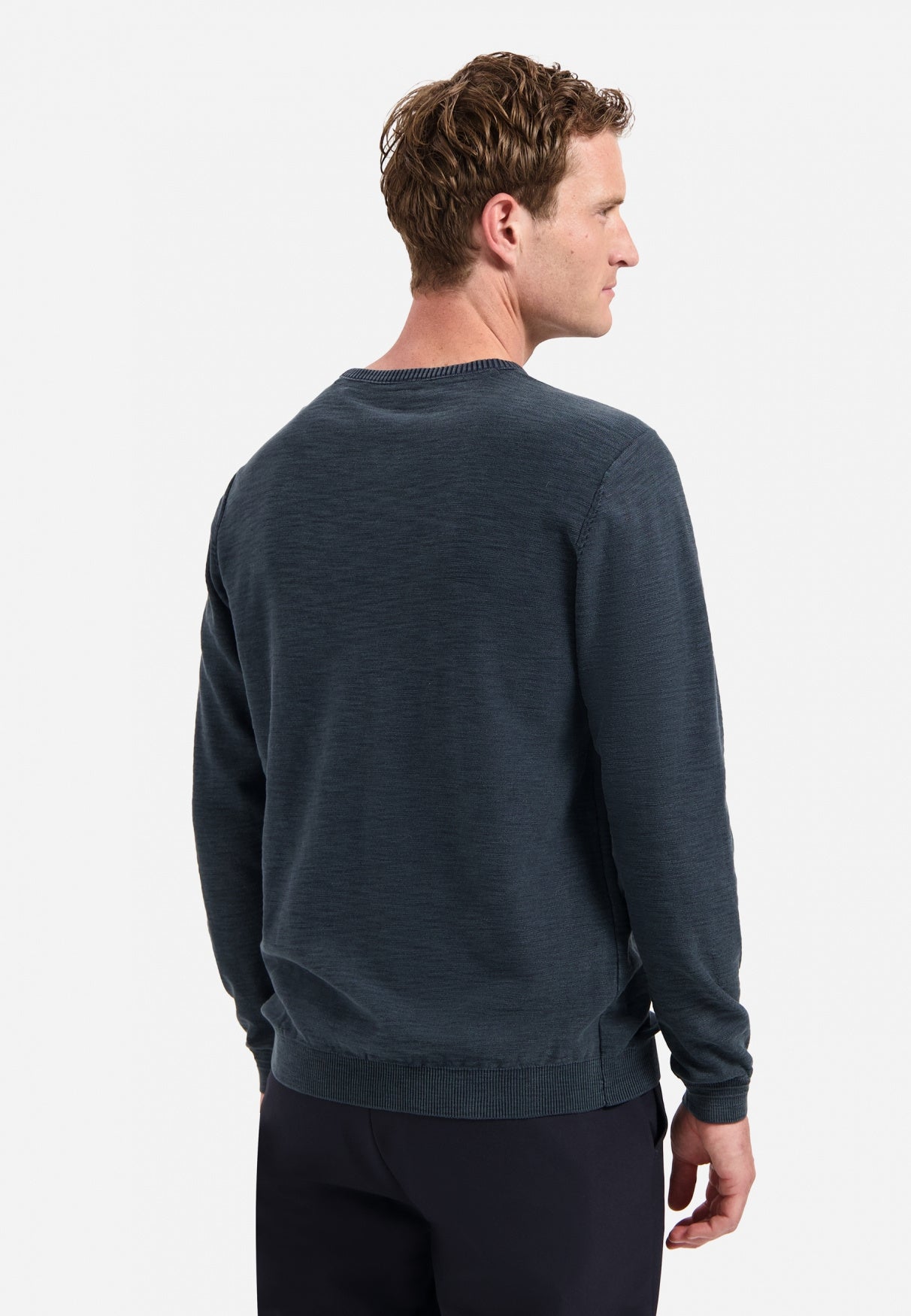 Pullover aus Baumwolle - 078-Night - Grau