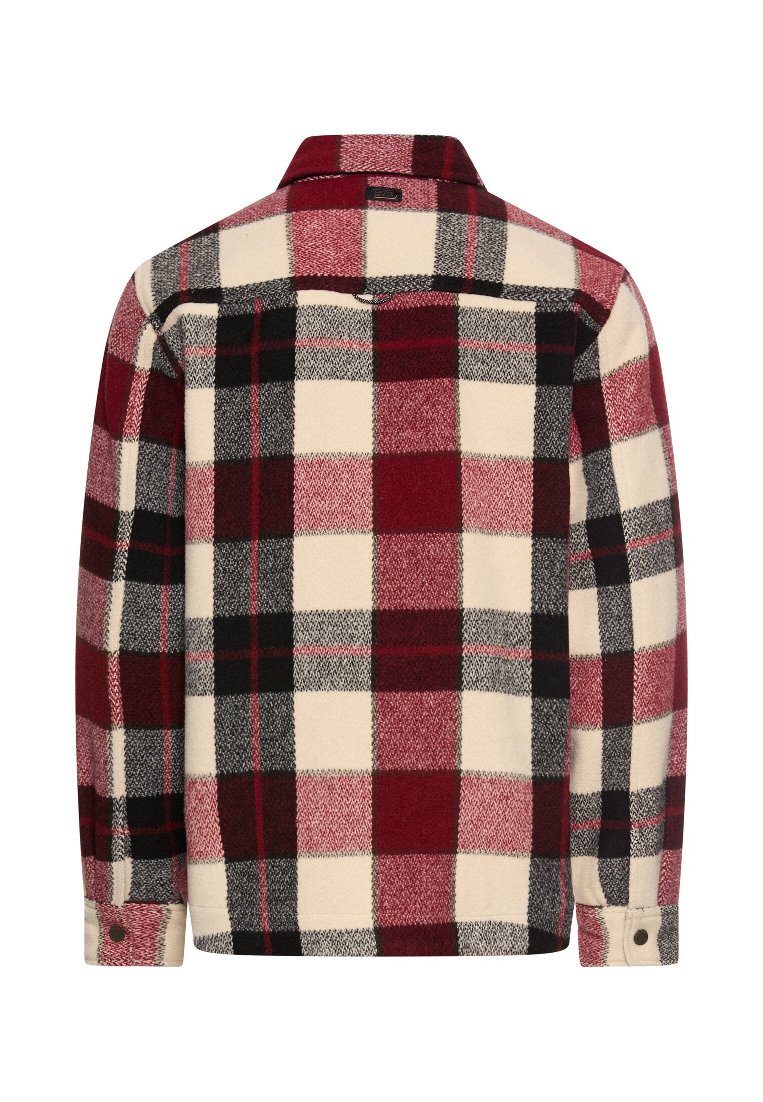 Overshirt aus Wollmix - 57-Amber Red - Rot