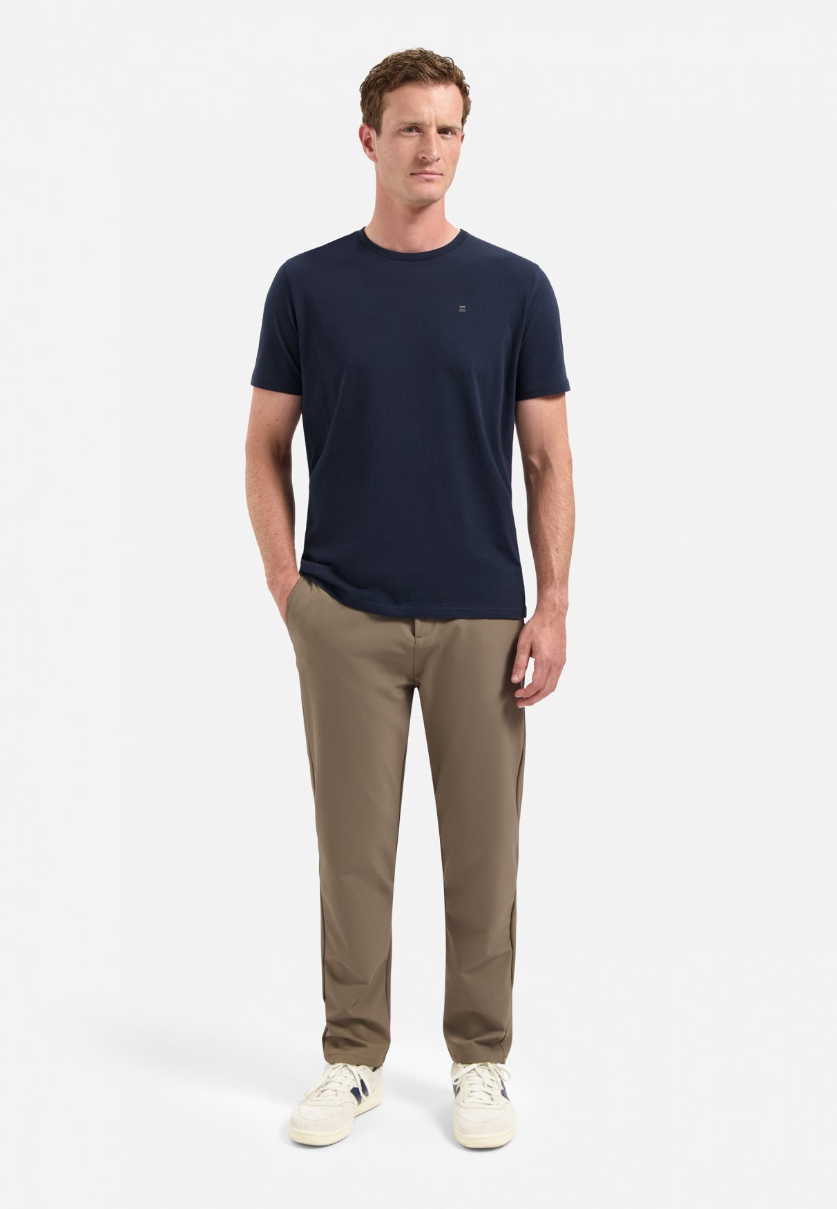 T-Shirt Rundhals - 078-Night - Blau