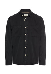 Freizeithemd Regular Fit - 88-Asphalt - Schwarz