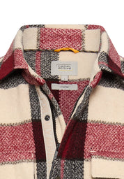 Overshirt aus Wollmix - 57-Amber Red - Rot