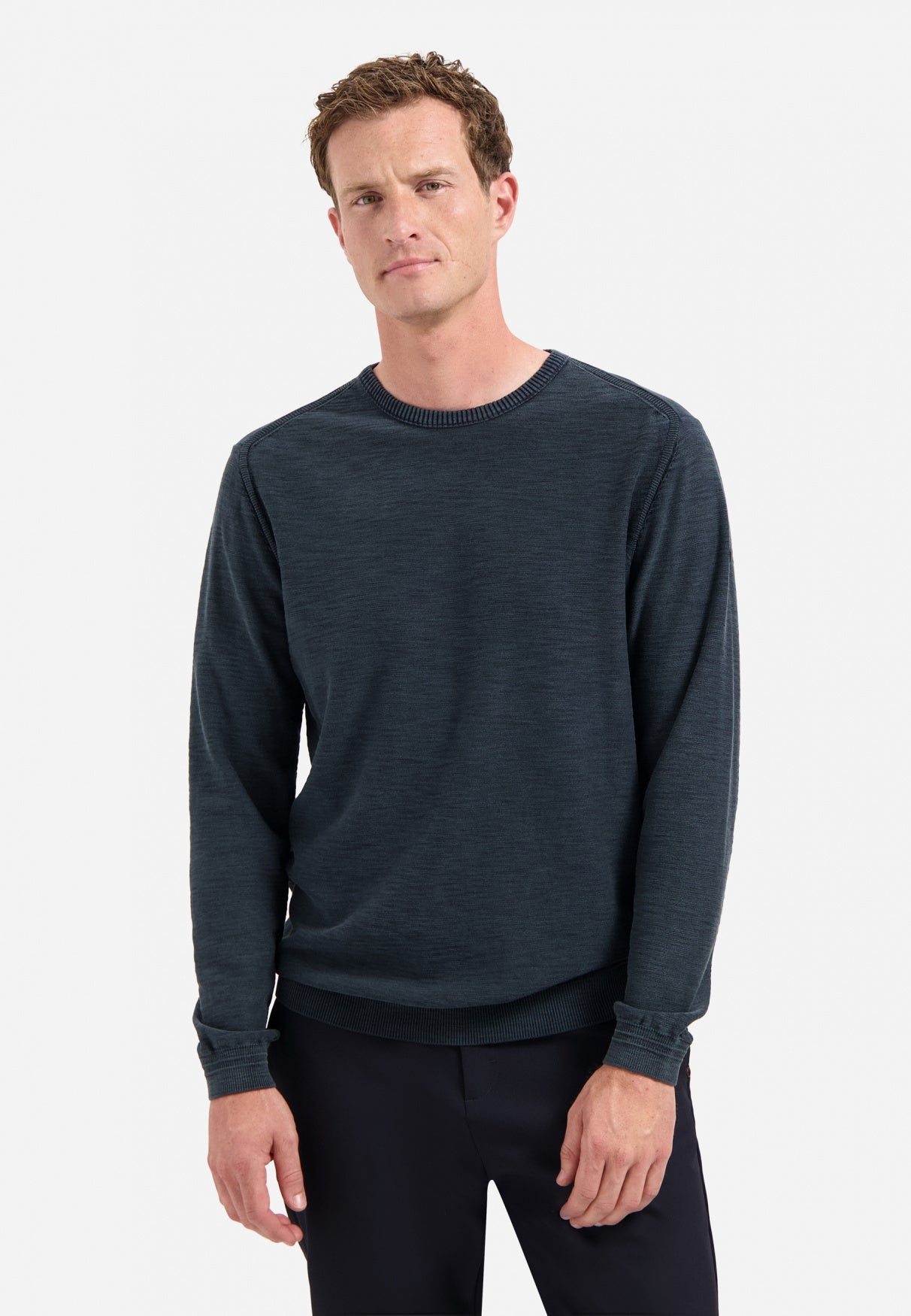 Pullover aus Baumwolle - 078-Night - Grau