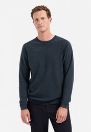 Pullover aus Baumwolle - 078-Night - Grau