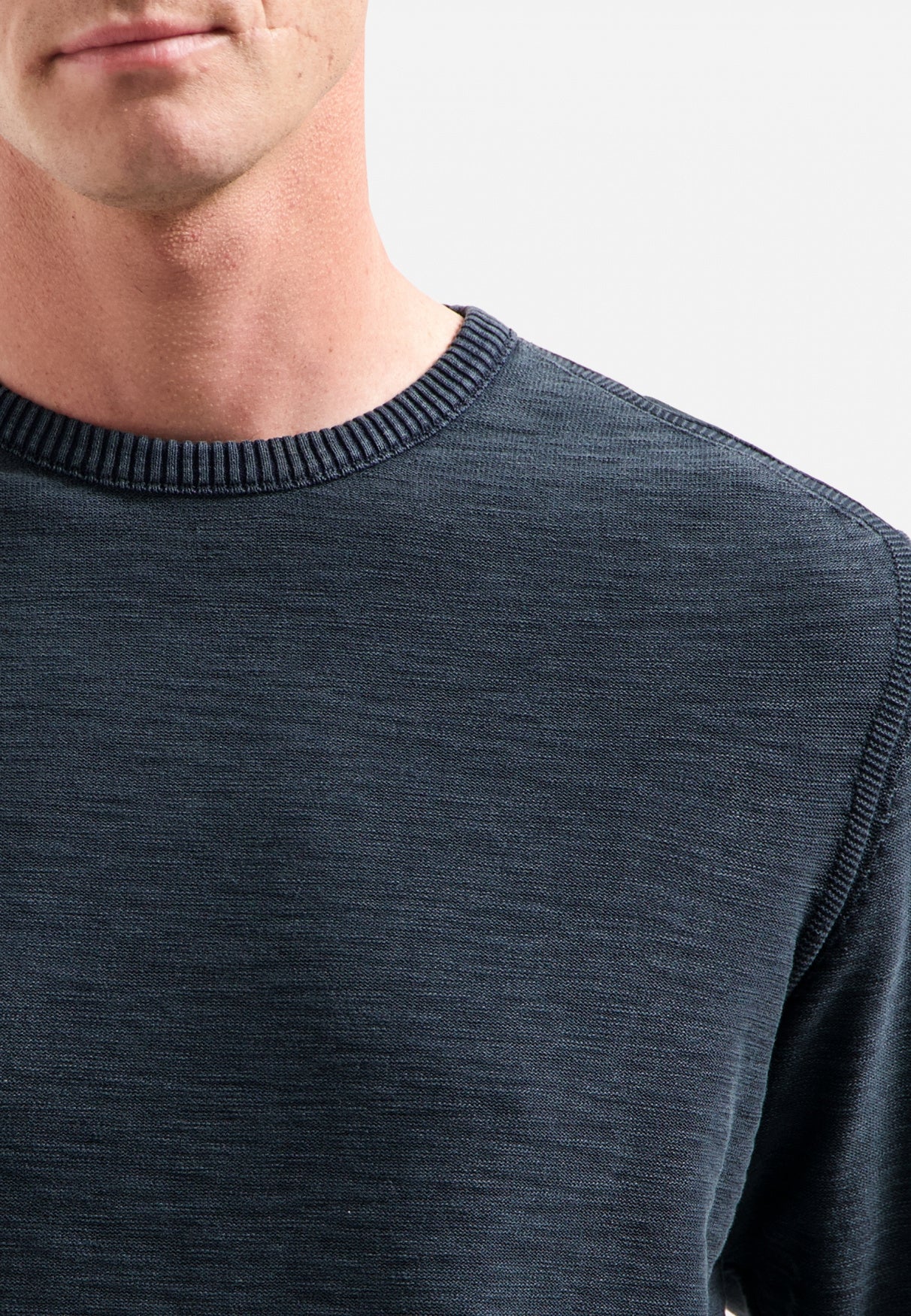 Pullover aus Baumwolle - 078-Night - Grau