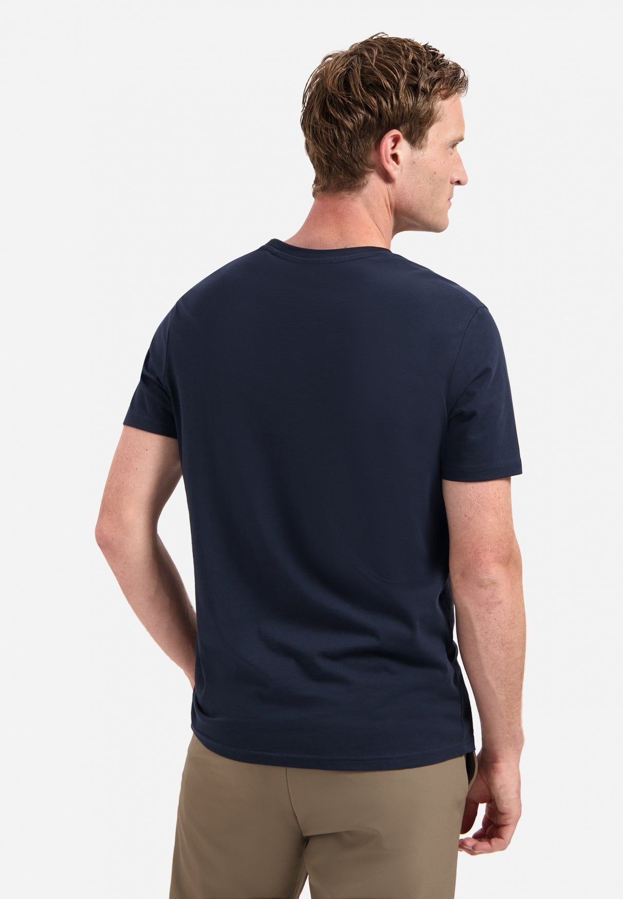 T-Shirt Rundhals - 078-Night - Blau