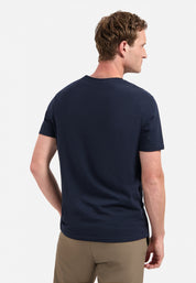 T-Shirt Rundhals - 078-Night - Blau