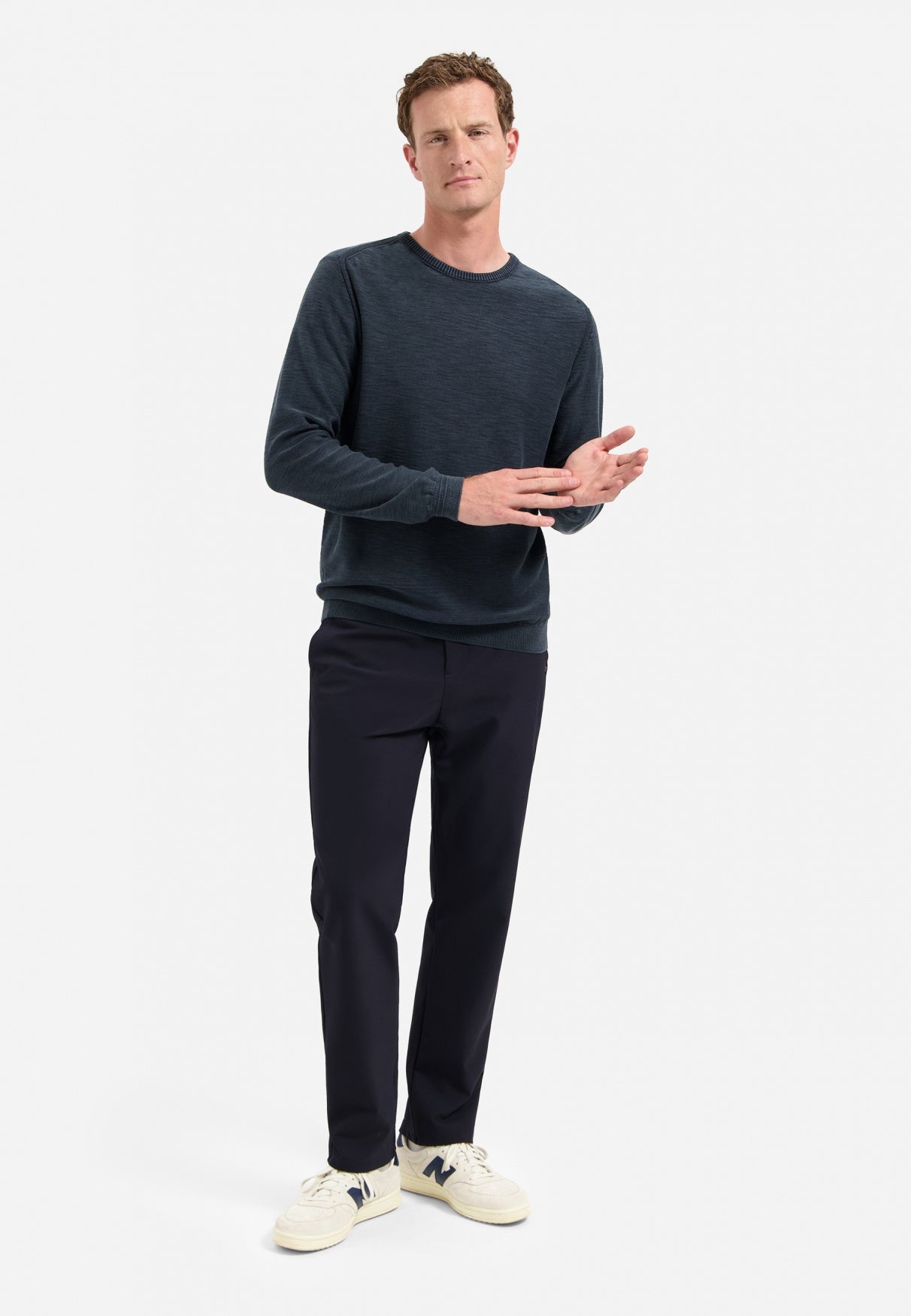 Pullover aus Baumwolle - 078-Night - Grau