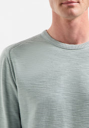 Pullover aus Baumwolle - 138-Dusty Blue - Grün