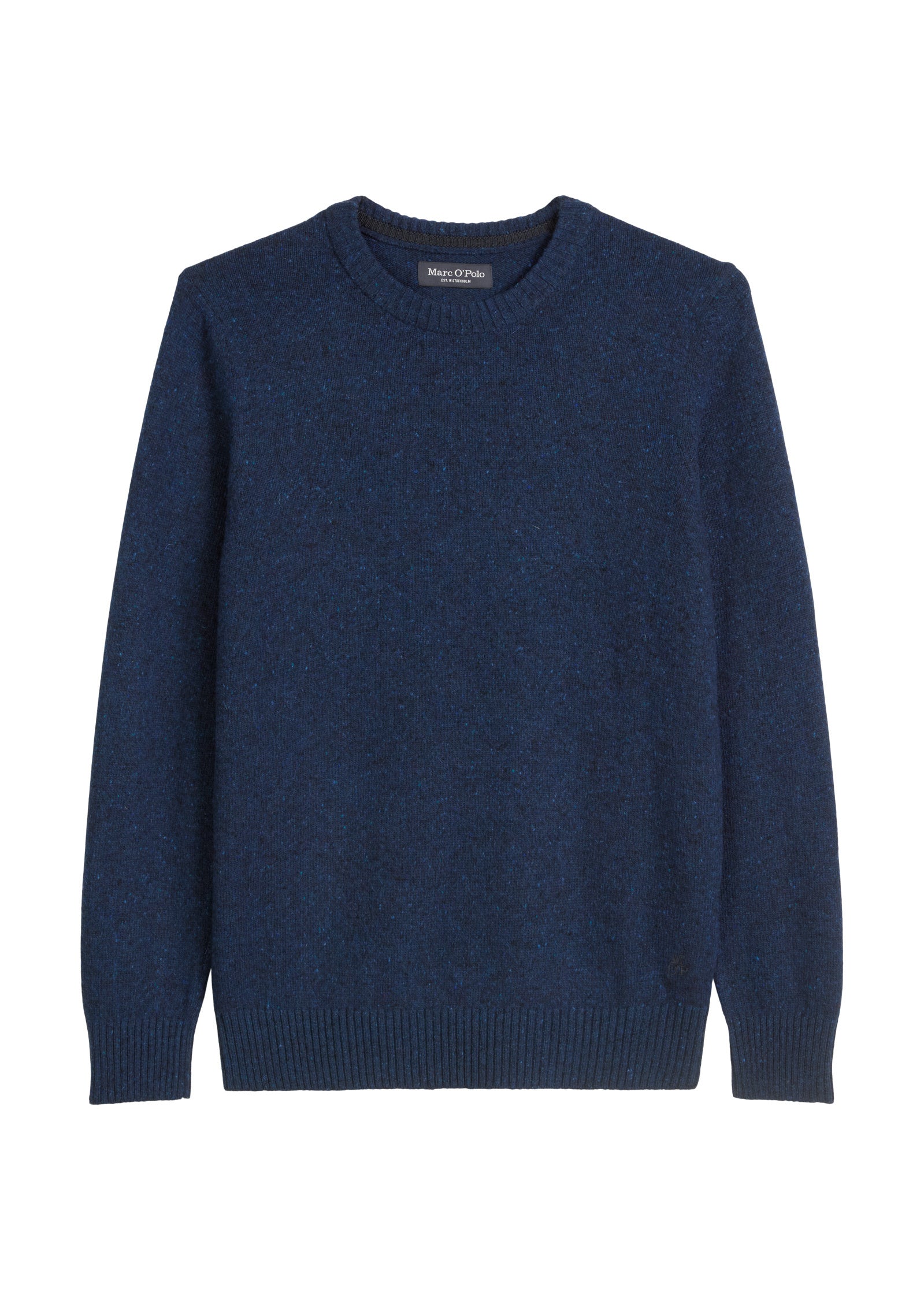 Strickpullover aus Wollmix - 4131-Dark Navy - Blau