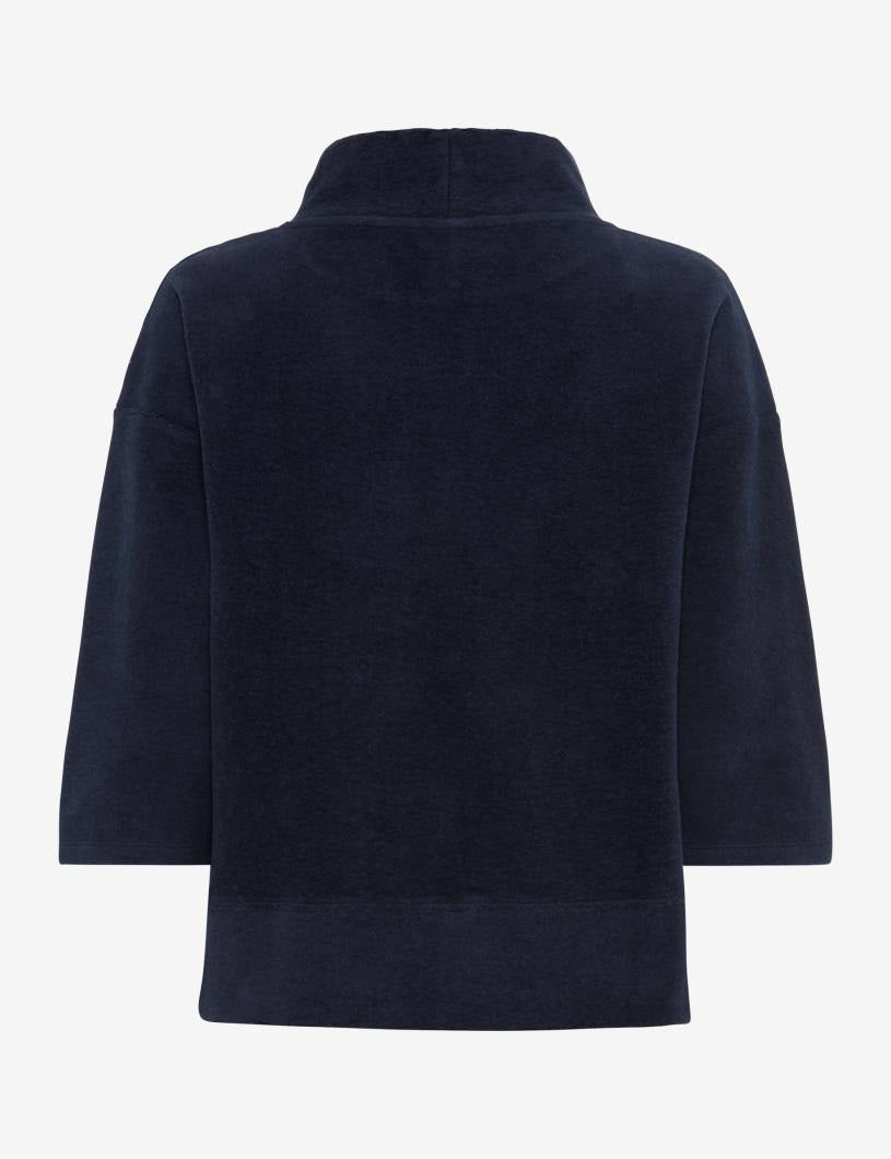 Sweatshirt BO L aus Baumwollmix - 22-navy - Blau