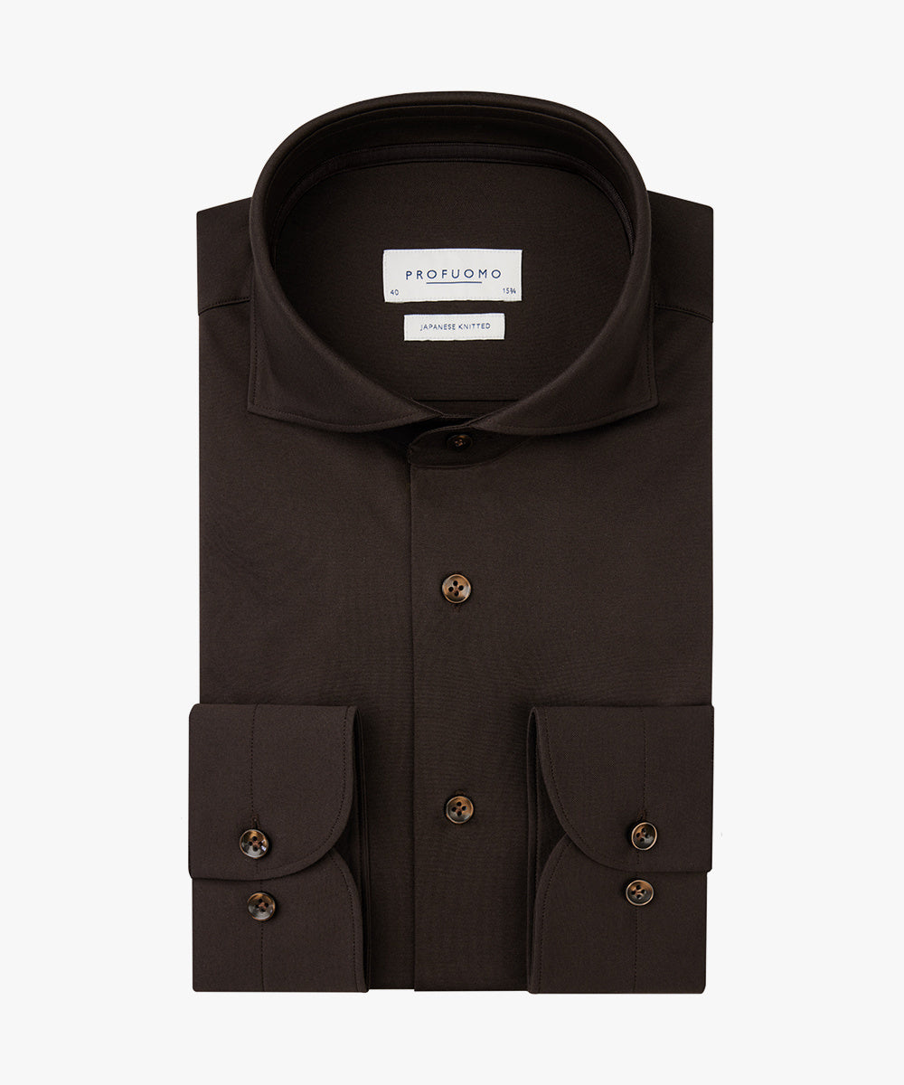 Hemd Slim Fit - H - Braun