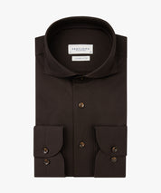 Hemd Slim Fit - H - Braun