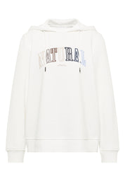 Sweathoodie aus Baumwollmix - 33474 vanilla white - Creme