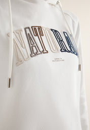 Sweathoodie aus Baumwollmix - 33474 vanilla white - Creme