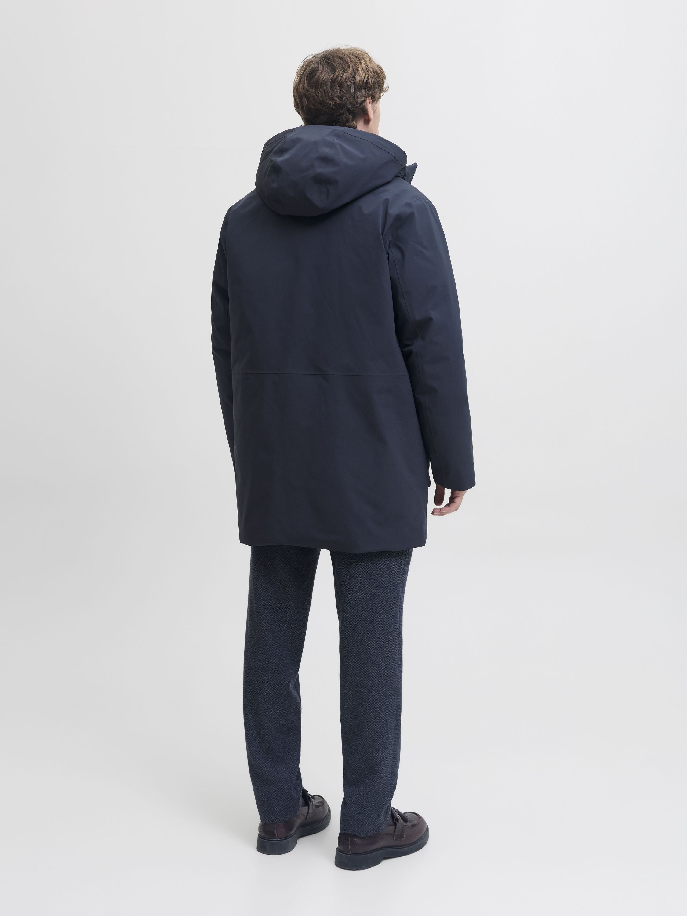 Parka mit Kapuze - Dark Navy - Blau