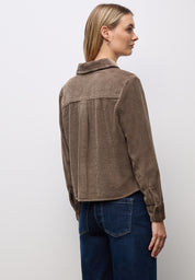 Cordhemd aus Baumwolle - 16911-silk brown - Braun