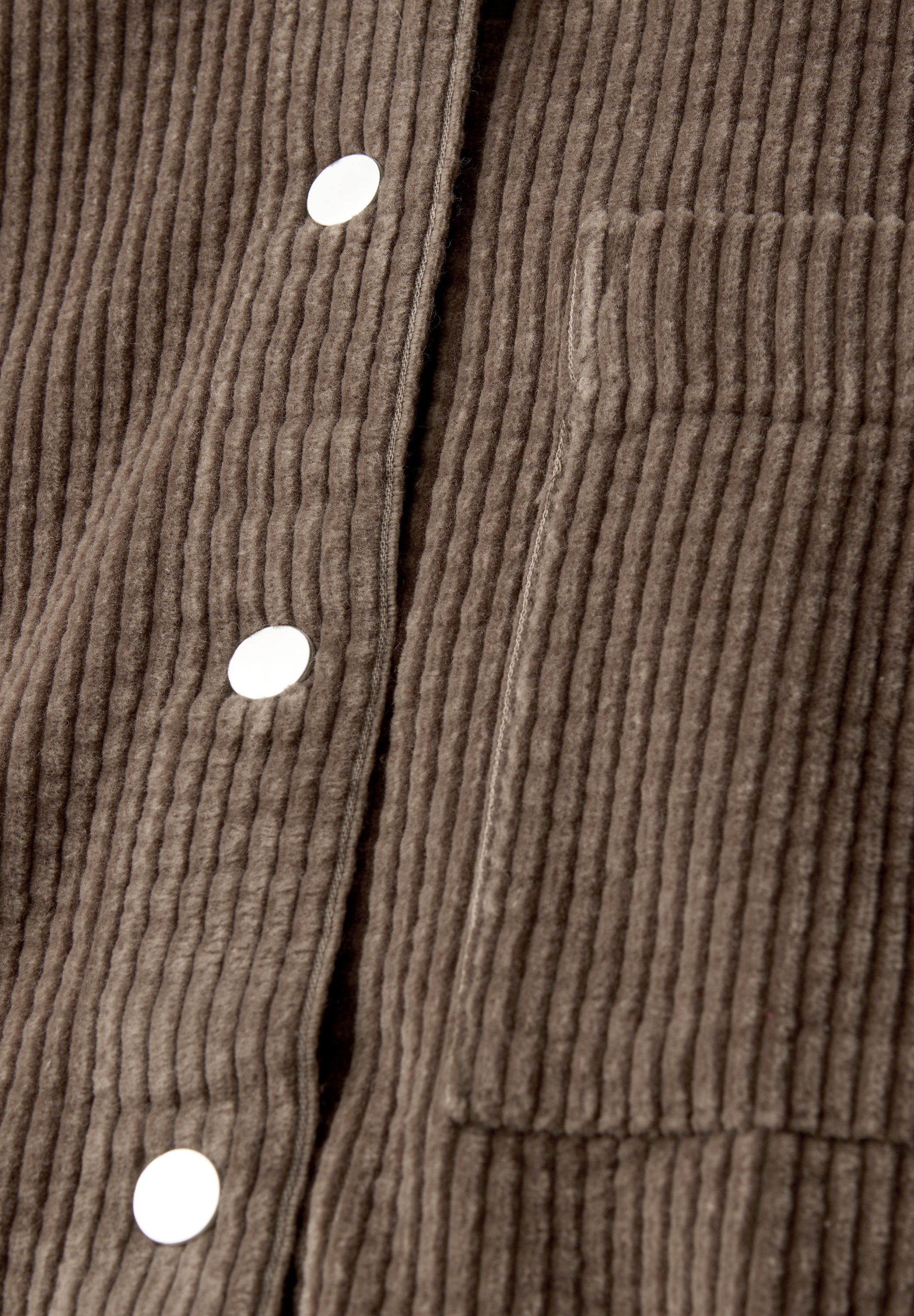 Cordhemd aus Baumwolle - 16911-silk brown - Braun