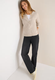 Strickjacke - 16836 toffee cream melange - Beige