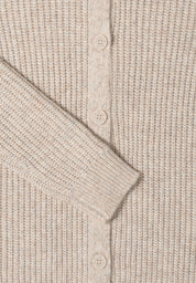Strickjacke - 16836 toffee cream melange - Beige