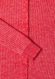Strickjacke - 16973 fiery red melange - Rot