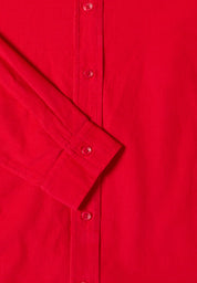 Cordhemd aus Baumwolle - 16953 fiery red - Rot