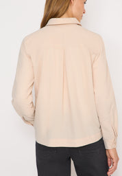 Cordhemd aus Baumwolle - 16983 oat milk beige - Beige