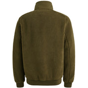 Teddy-Jacke Regular Fit - 6389-Dusky Green - Grün