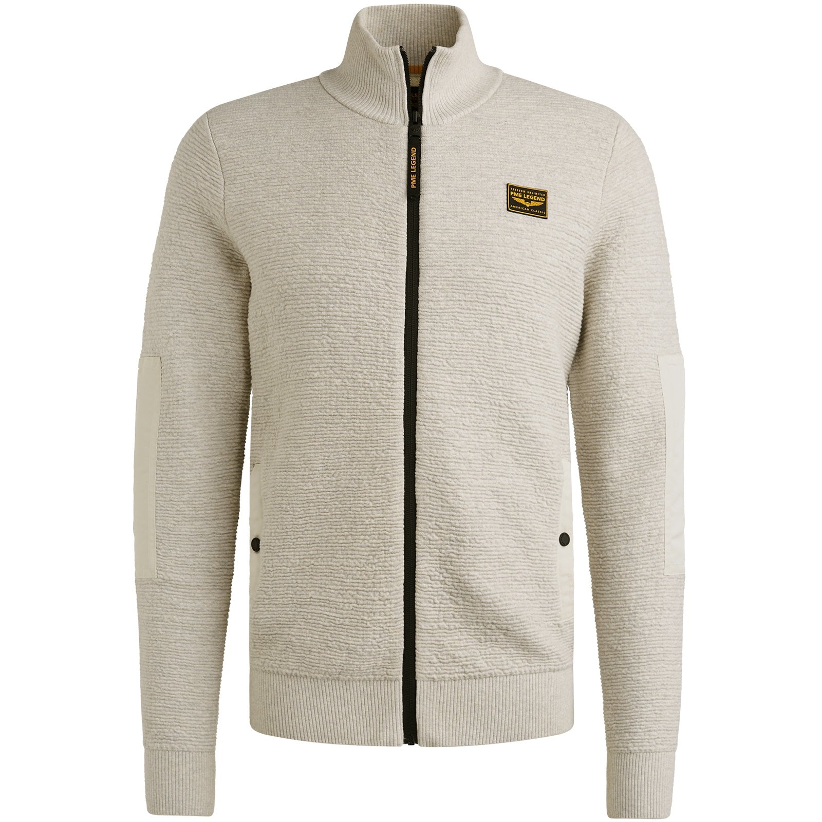 Strickjacke Regular Fit - 910-Bone White Melee - Weiß