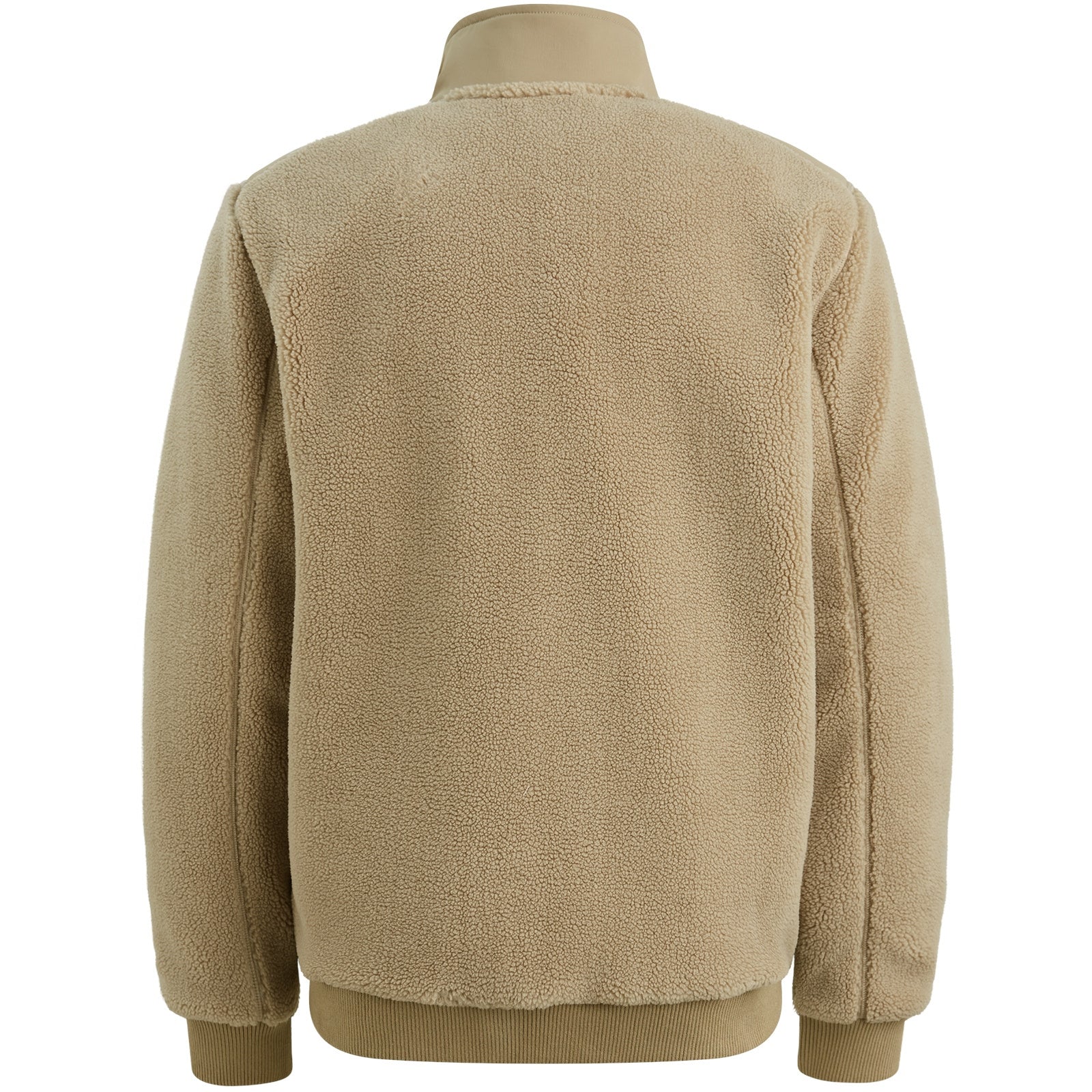 Teddy-Jacke Regular Fit - 8023-Aluminum - Beige