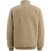 Teddy-Jacke Regular Fit - 8023-Aluminum - Beige