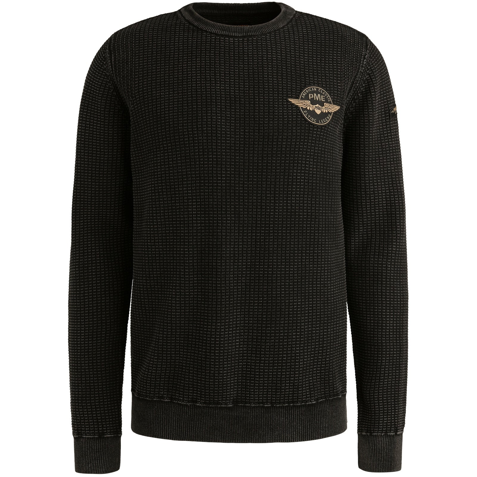 Strickpullover aus Baumwolle - 999-Black - Schwarz