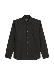 Freizeithemd Regular Fit - N96-multi / dark grey melange - Grau