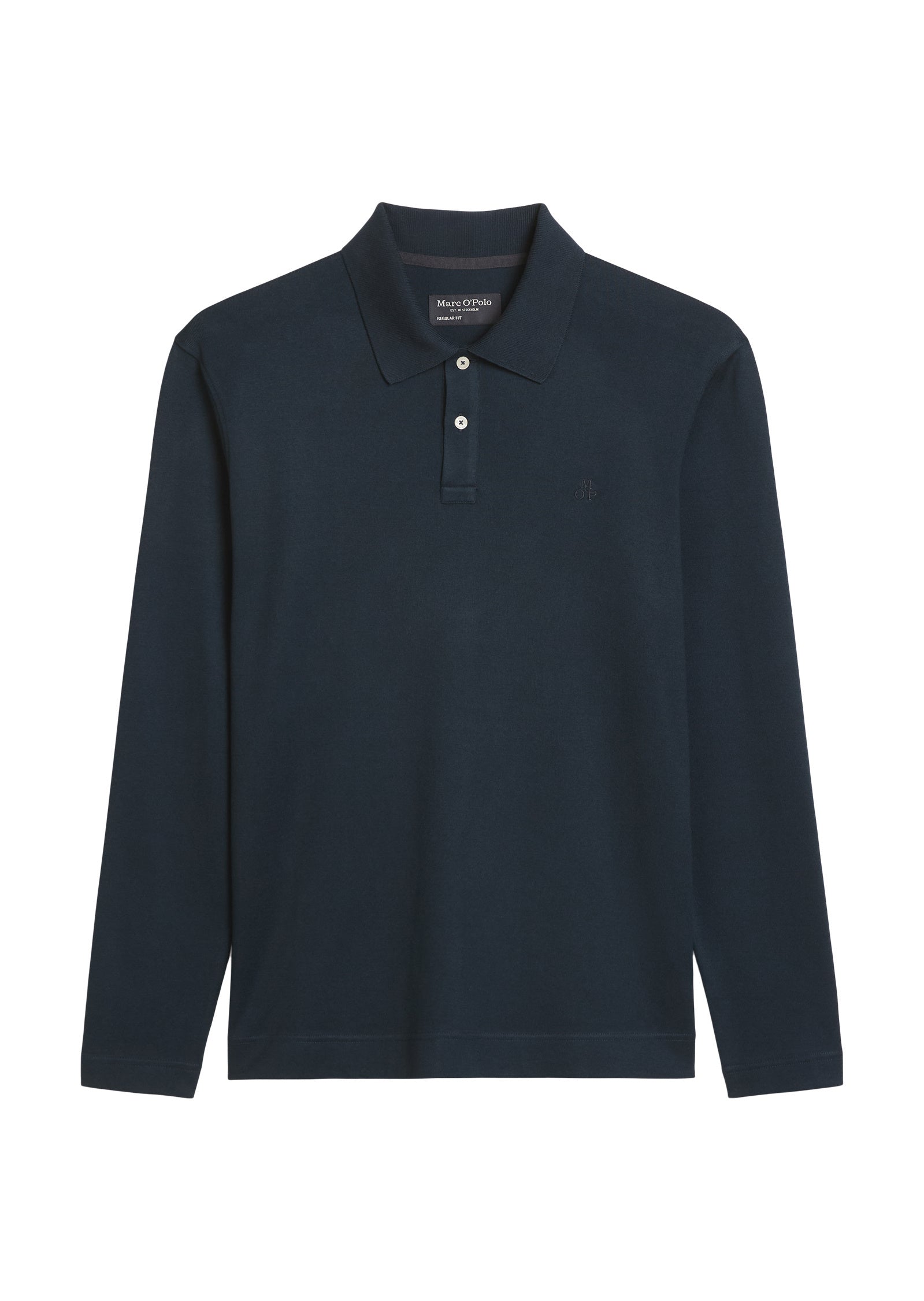 Poloshirt aus Baumwolle - 898-dark navy - Blau