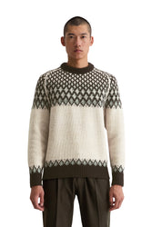 Strickpullover aus Schurwoll-Mix - 707-gray silk - Braun