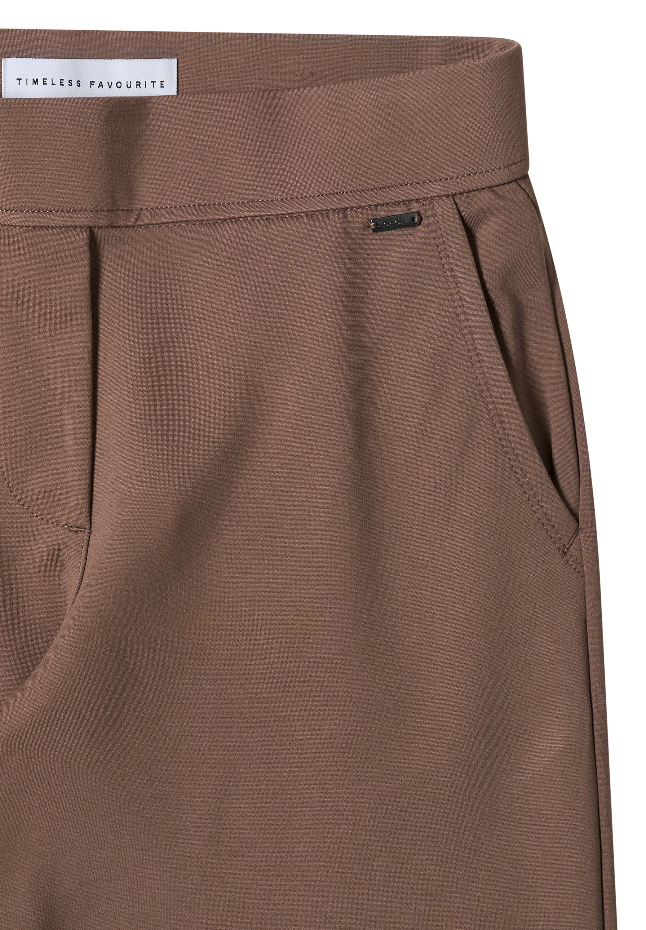 Hose NEELE aus Jerseyqualität - 17188 cocoa taupe - Braun