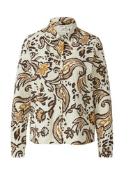 Langarmshirt aus Baumwolle - 02A2-WHITE - Weiß