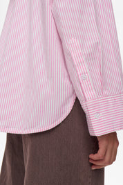 Bluse NUDARMI gestreift - 2703 - Rosa