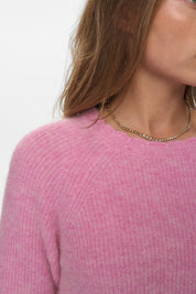 Strickpullover aus Wollmix - 2535 - Rosa