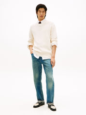 Strickpullover aus Baumwolle - AEF-BEIGE - Beige