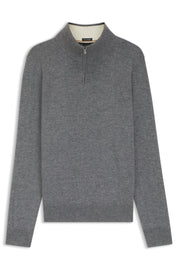 Strickpullover aus Schurwolle - 030-Medium Grey - Grau