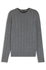 Strickpullover HETICO aus Schurwolle - 030-Medium Grey - Grau