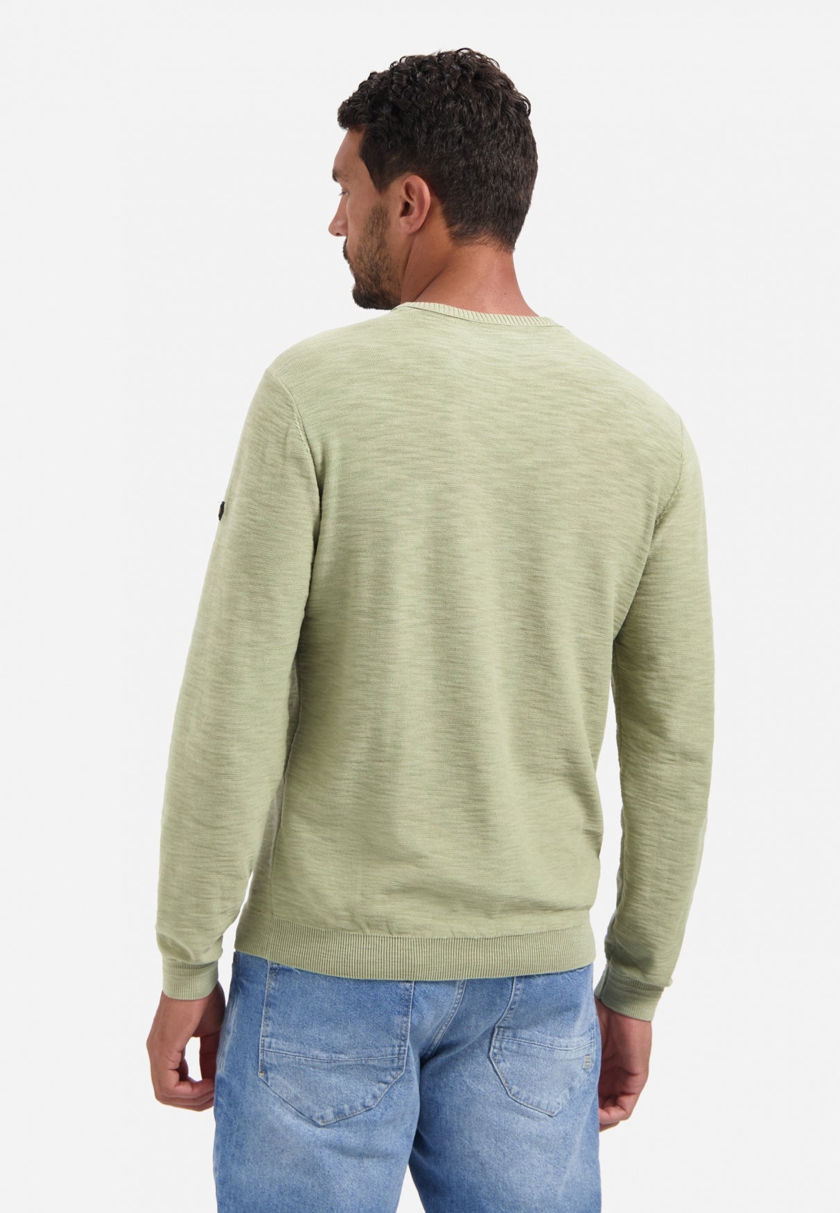 Pullover aus Baumwolle - 197-Light Moss - Grün