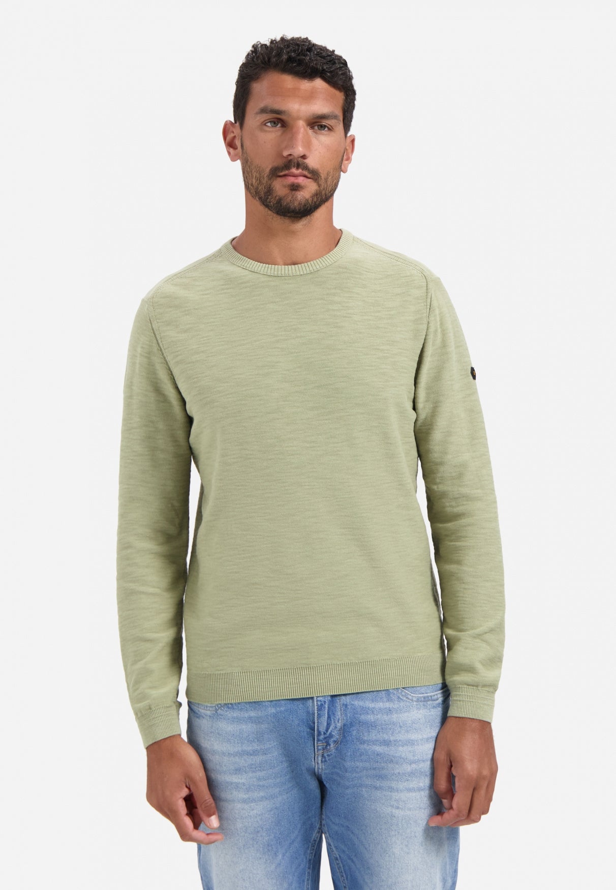 Pullover aus Baumwolle - 197-Light Moss - Grün