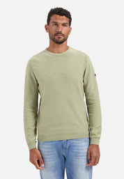 Pullover aus Baumwolle - 197-Light Moss - Grün