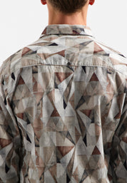 Hemd Regular Fit - 044-Taupe - Grün