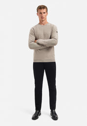 Pullover aus Baumwolle - 018-Clay - Beige