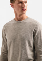 Pullover aus Baumwolle - 018-Clay - Beige