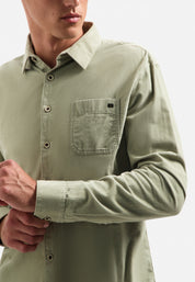 Freizeithemd Regular Fit - 197-Light Moss - Grün