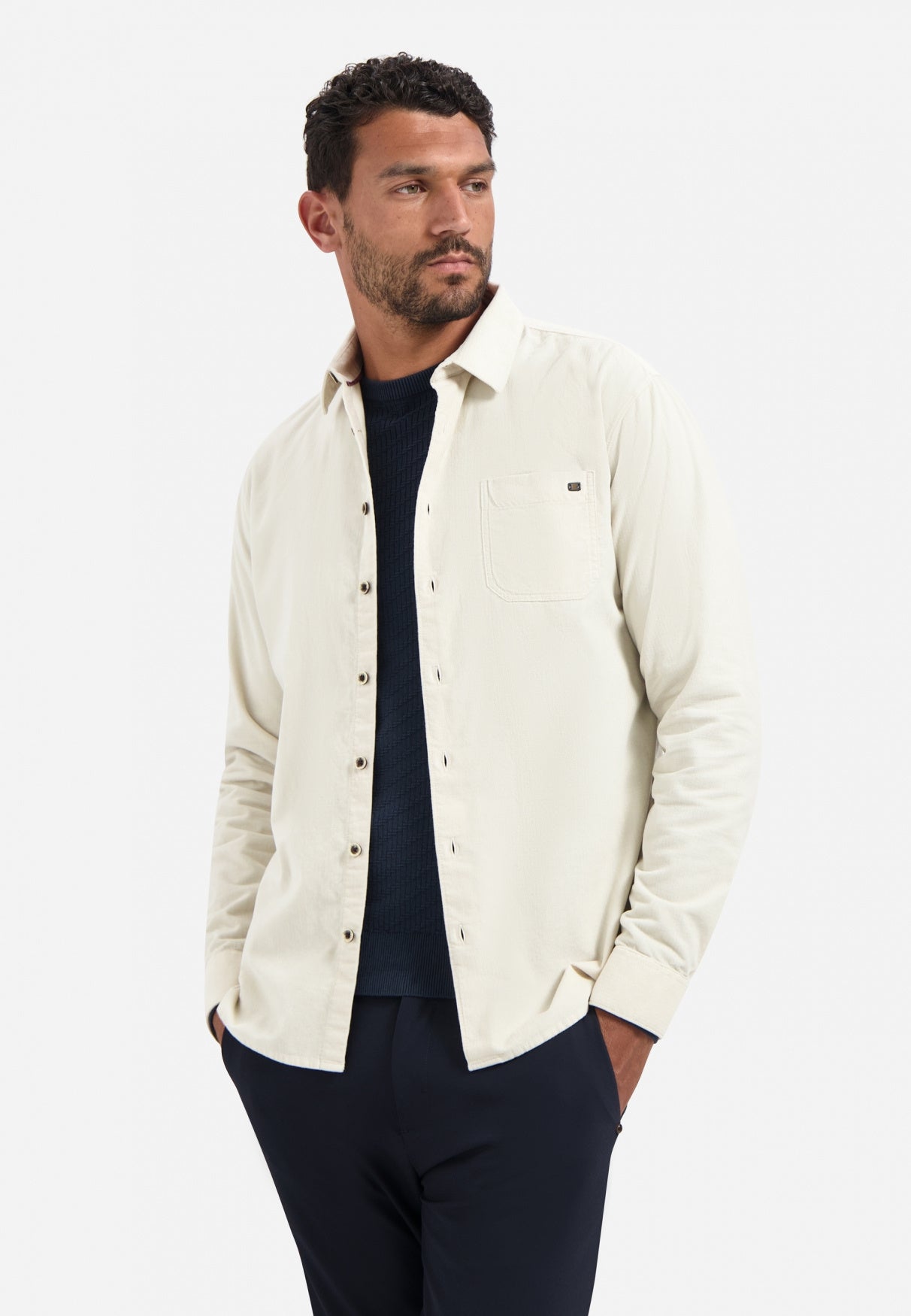 Freizeithemd Regular Fit - 013-Kit - Creme